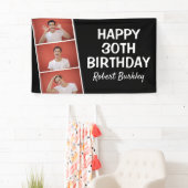 Moderne fotostrip | Verjaardagsbanner Spandoek (Insitu)