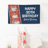 Moderne fotostrip | Verjaardagsbanner Spandoek (Insitu)