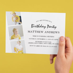 Moderne Fotostrook Collage   Elke Leeftijd   Verja Kaart