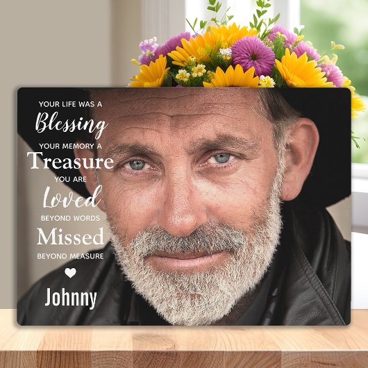 Moderne fotosympathie Citaat Memorial Keepomwille Fotoplaat