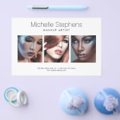 Moderne Fototrio voor Makeup-artiesten, pieklijste Flyer (Enkel)