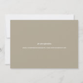 Moderne Fototrouw Template Save the Date Postkaart (Achterkant)