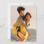 Moderne Fototrouwdag Kaart (Achterkant)