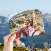 Moderne Fototrouwkaart Briefkaart