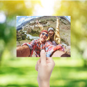 Moderne Fototrouwkaart Briefkaart