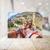 Moderne Fototrouwkaart Briefkaart