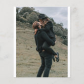 Moderne Fototrouwkaart Flyer (Achterkant)