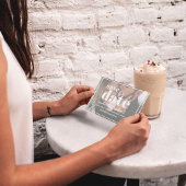 Moderne fototypografie Bold Simple Minimalist Briefkaart