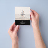 Moderne FOTOVERBINDINGSTEKST Huwelijksbudget Flyer (Hand)