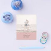 Moderne FOTOVERBINDINGSTEKST Huwelijksbudget Flyer (Enkel)