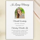 Moderne fotoviering van de herdenkingsdienst van h kaart