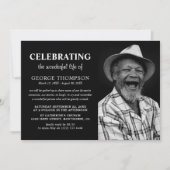 Moderne fotoviering van het begrafenis van het lev kaart (Voorkant)