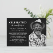 Moderne fotoviering van het begrafenis van het lev kaart (Staand voorkant)