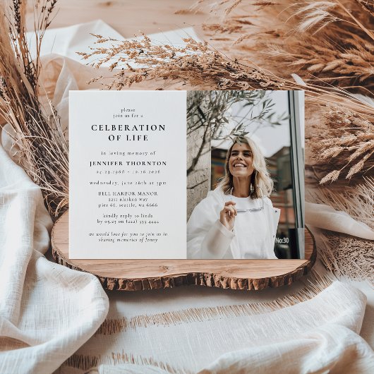 Moderne fotoviering van het begrafenis van het lev kaart