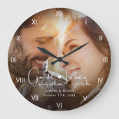 Moderne Fotowand Grote Klok (Voorkant)