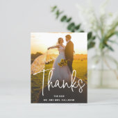 Moderne fotowedstrijd Weddenschap Hartelijk dank (Staand voorkant)