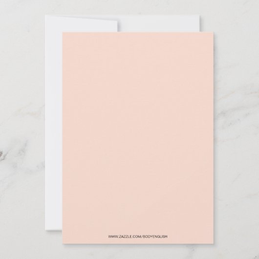 Moderne fotozwangerschap aankondiging (Achterkant)