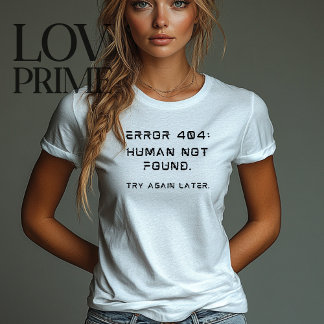 Moderne fout 404 Trend Grappig T-shirt