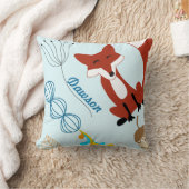  moderne fox orn Woodland Neon Pillow Kussen (Deken)