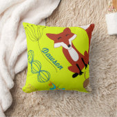 moderne fox orn Woodland Neon Pillow Kussen (Deken)