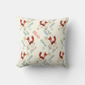 moderne fox orn Woodland Roze Pillow Kussen (Voorkant)