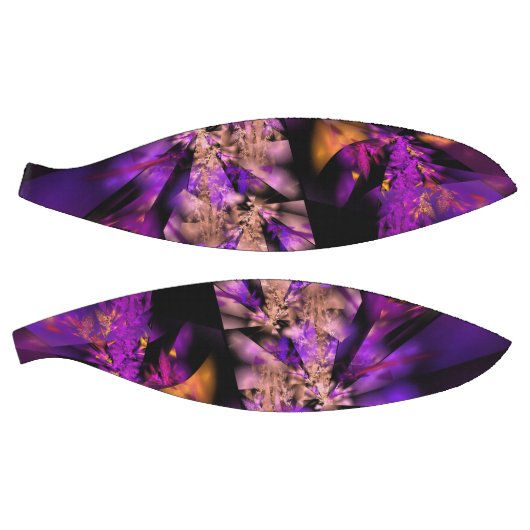 Moderne fractal in zwart en paarse basketbal (Panelen)