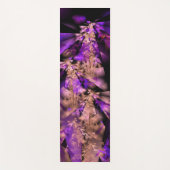 Moderne fractal in zwart en paarse yogamat (Voorkant)
