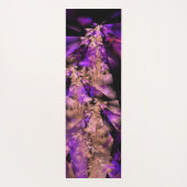 Moderne fractal in zwart en paarse yogamat (Achterkant)