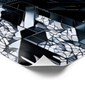 Moderne Fractal: Multi Planar Nexus HD-76 Perfect Poster (Hoek)