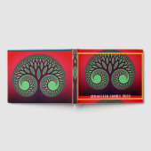 Moderne fractale levensboom familiereünie gastenboek (Volledig)