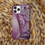 Moderne fractale Paarse handgeschreven naam Case-Mate iPhone 14 Pro Hoesje<br><div class="desc">Dit ontwerp is ook beschikbaar op andere telefoonmodellen. Kies het Type van Apparaat om andere hoesjes van iPhone, van Samsung Galaxy of van Google te zien. Sommige stijlen kunnen worden gewijzigd door Stijl te selecteren als dat een optie is. Dit ontwerp kan op het gebied worden gepersonaliseerd dat door de...</div>