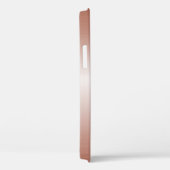 Moderne Fractale Roze Gouden Handgeschreven Naam Case-Mate iPhone Case (Achterkant / Rechts)