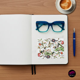 Moderne  Franse Bijen & Bloemen Briefkaart