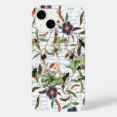 Moderne  Franse Bijen & Bloemen Case-Mate iPhone Case (Achterkant)