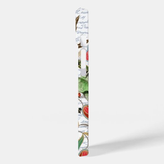 Moderne  Franse Bijen & Bloemen Case-Mate iPhone Case (Achterkant / Links)