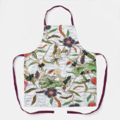 Moderne  Franse Bijen & Bloemen Schort (Voorkant)