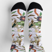 Moderne  Franse Bijen & Bloemen Sokken (Top)