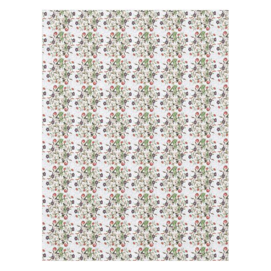 Moderne  Franse Bijen & Bloemen Tafelkleed (Voorkant)