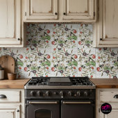 Moderne  Franse Bijen & Bloemen Tegeltje