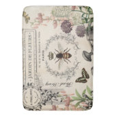 Moderne Franse bijentuin Badmat (Voorkant Verticaal)