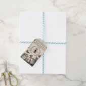 Moderne  Franse bijentuin Cadeaulabel (Met Touw)