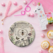 Moderne  Franse bijentuin Papieren Bordje (Feest)