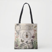 Moderne  Franse bijentuin Tote Bag (Voorkant)