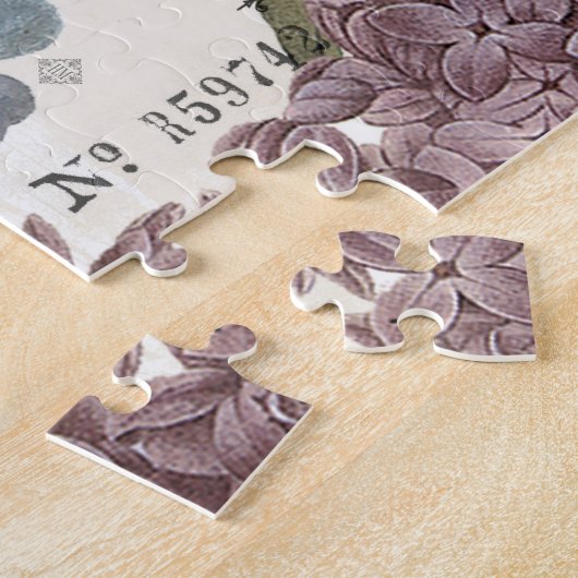 Moderne, , franse bloemenhok legpuzzel (Zijkant)