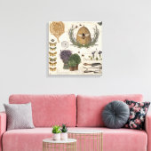 Moderne  Franse boerderij Canvas Afdruk (Insitu (Woonkamer))