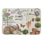 Moderne  Franse boerderij Garden Rabbit Badmat (Voorkant)