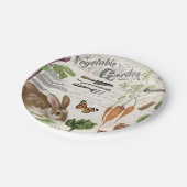 Moderne  Franse boerderij Garden Rabbit Papieren Bordje (Gekanteld)