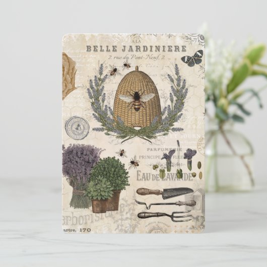 Moderne  Franse boerderij Kaart (Staand voorkant)