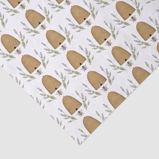 Moderne Franse boerderij Tissuepapier (Detail)