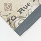 Moderne  franse boerderijbijen fleece deken (Hoek)